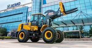 รถตักหินคุณภาพสูง 20 ตัน 25 ตัน แบบสี่ล้อ พร้อมตะเกียบ รุ่น LW600KN-T25 ราคาขาย - Product Image 4