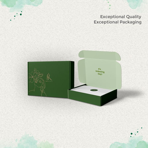 Boîte d'expédition et cadeau en carton ondulé rigide, écologique, avec lamination mate, personnalisée, résistante, avec poignée et fermeture magnétique - Product Image 3