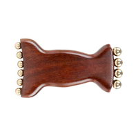 Outil de massage Gua Sha en cuivre et bois pour le visage, anti-cellulite, éliminateur de callosités des pieds, outil de thérapie en bois pour le remodelage corporel