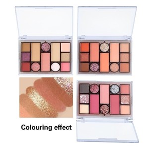 Meilleure vente Palette de poudre d'ombre à paupières mate et chatoyante hautement pigmentée sans cruauté aux yeux, 12 couleurs - Product Image 3