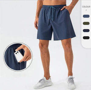 <b>Men's</b> Hot Sale Breathable Quick Dry Mid Waist Gym Basketball <b>Shorts</b> Canvas Sportswear Drawstring Design Side Pockets Casual - Product Image 1