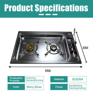 JDA-Réchaud à <span class=keywords><strong>gaz</strong></span> portable à 2 brûleurs en acier inoxydable <span class=keywords><strong>pour</strong></span> <span class=keywords><strong>camping</strong></span>-<span class=keywords><strong>car</strong></span>, appartement et <span class=keywords><strong>camping</strong></span>-<span class=keywords><strong>car</strong></span>, <span class=keywords><strong>camping</strong></span>-cars et bateaux - Product Image 3