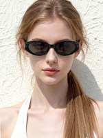 Nouvelles Lunettes de Soleil Œil de Chat Tendance 2026, Monture Large Classique, Verres Gris Transparents, Protection UV400, Vente en Gros
