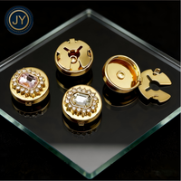 Boutons décoratifs en métal fantaisie en gros, boutons de manchette personnalisés en laiton, accessoires vestimentaires sans nickel pour chemises et vêtements Abaya