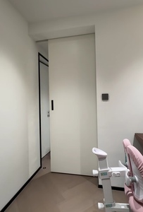 Puerta Corredera Empotrada en la Pared, Cierre Suave, Puerta Interior que Ahorra Espacio, Puerta Oculta - Product Image 4
