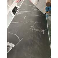 Panneau mural en marbre UV moderne brillant pour la décoration intérieure, résistant à l'humidité, facile à nettoyer