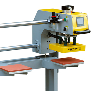 Quần áo cổ nhãn kỹ thuật số thăng hoa máy in 15x15 đôi trạm Máy ép nhiệt nhỏ Logo dán máy in - Product Image 2