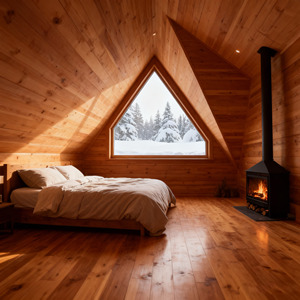 Casa di Lusso Prefabbricata in Legno per Vacanze al Mare 115,5 mq, Casa in Legno sul Mare con Balcone, Cottage Personalizzabile per Resort Costieri - Product Image 4