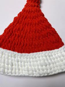 Venta al por mayor divertido hecho a mano de punto de lujo de alta calidad de Navidad festivo de dos tonos adultos gorros de invierno sombreros - Product Image 2