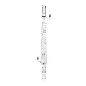 Borosilicate lab Glassware Reflux condenser With Fused Inner Tube For Teaching Laboratory Distiller OEM is accepted