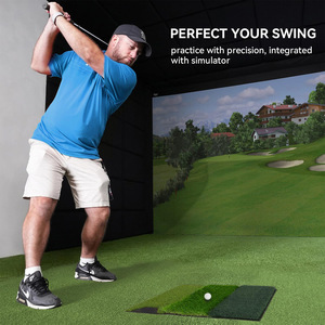 40x60 Tapis d'entraînement de <span class=keywords><strong>golf</strong></span> intérieur <span class=keywords><strong>Mini</strong></span> tige de balançoire et de coupe TPR avec gazon artificiel Logo personnalisable pour l'entraînement - Product Image 4