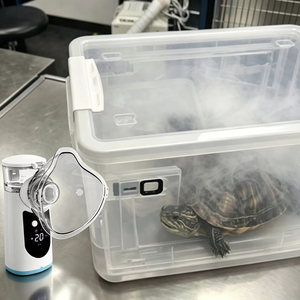 Nébuliseur vétérinaire portable pour chats, chiens, oiseaux, tortues, chevaux, bovins, moutons, amphibiens, dispositif de soins respiratoires pour animaux - Product Image 1