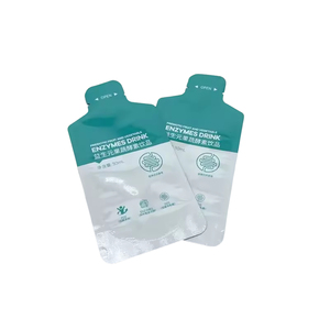 Bolsas de Plástico Desechables Plegables para Beber, Bolsas Especiales con Forma de Botella para Agua, Bebidas, Jugos, Bolsas de Embalaje para Bebidas - Product Image 4