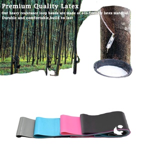 Rutschfeste Naturlatex Fitnessbänder Set mit Eigenem Logo Gym Sport Elastische Übungs-Widerstandsbänder Bandas De Resistencia - Product Image 4