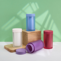Flacon plastique personnalisé de 120 ml pour compléments thyroïdiens, flacon de pilules givrées pour suppléments multivitaminés