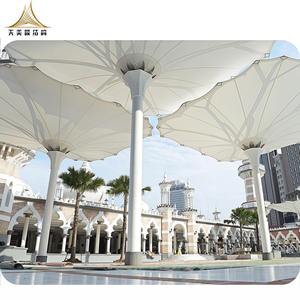 Thiết Kế Mái Che Nắng Chuyên Dụng Cấu Trúc Thép Cấu Trúc PVDF/PTFE Màng Căng Bóng Râm Cấu Trúc Để Bán - Product Image 4