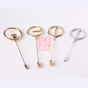 Fashion Brooch Pins Gold Plated Zinc Alloy Star Shape Daily Wear Decorative Accessories - Product Image 3