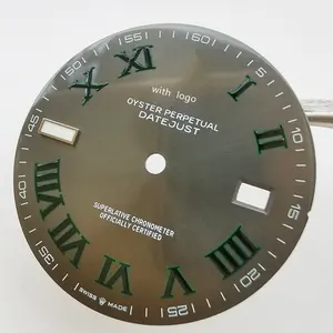 Quadrante dell'orologio di fabbrica pulito di alta qualità per 41mm RLX 126334, adatto al movimento 3235, sostituzione dell'orologio Aftermarket