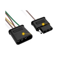 Arnés Automotriz Universal de 25 Pies con Conductor de Cobre y Aislamiento de PVC, Adaptador para Camionetas Europeas y Estadounidenses, Sin Funda