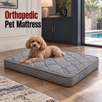 Matelas orthopédique pour chien en marque propre avec une hauteur de 11 cm et une housse extérieure amovible et lavable pour les marques d'animaux de compagnie