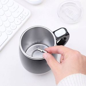 Taza Mezcladora Automática Personalizada, Vaso Portátil de Acero Inoxidable Reutilizable, Taza para Café, Leche y Agua con Tapa y Asa - Product Image 2
