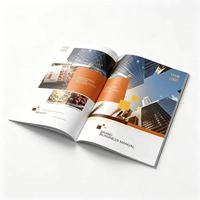 Brochures personnalisées en couleur avec reliure agrafée A4 A5, catalogue à couverture souple, impression de brochures pour entreprises, logo personnalisé Chine