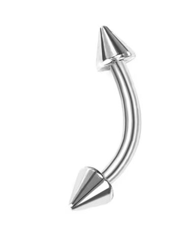 Anneau à sourcils avec cône