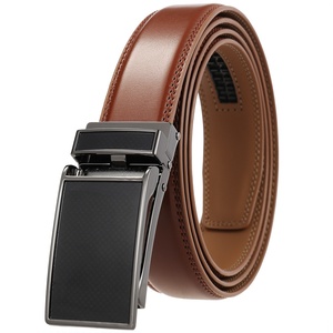 Automatischer Gürtel aus Leder mit Legierungsschnalle, formell, luxuriös, für Herren, aus Rindsleder, atmungsaktiv, zweilagig, mit individuellem Logo, LQbelt - Product Image 4