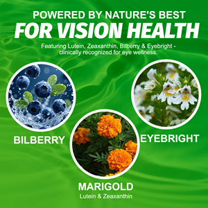 Cápsulas de Luteína y Zeaxantina de Fábrica con Vitaminas y Minerales Complejos que Apoyan la Salud Ocular y la Visión Nocturna, Cápsulas Veganas - Product Image 5