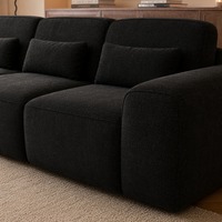 Luxuriöses Heimkino-Dekor: Hochdichtes Schaumstoff-Sofa-Set, Gemütliches Cord-Ecksofa für Apartments, Vakuumkomprimiert