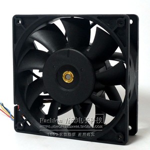 เดลต้า FFC1248DE พัดลมไร้แปรงถ่าน DC ขนาด 12 ซม. 48V 0.75A ตลับลูกปืนคู่ พัดลมระบายความร้อนอินเวอร์เตอร์แรงลมสูง - Product Image 3