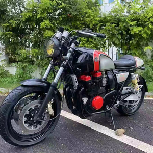 มอเตอร์ไซค์ฮอนด้า <span class=keywords><strong>CB400</strong></span> รุ่น Cruiser ที่ได้รับการดัดแปลงเป็นสไตล์ Cruiser สภาพดี <span class=keywords><strong>ราคา</strong></span>คุ้มค่า - Product Image 1