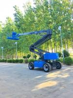 Plateforme de travail aérienne articulée autopropulsée à bras courbé hydraulique pour la construction et l'entretien