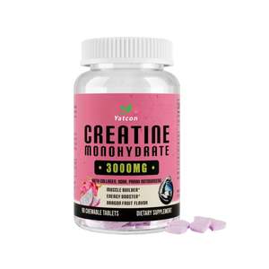 Vegan <b>Creatine</b> <b>Monohydrate</b> L-Carnitine Pre-Workout Gummies Adult Supplements for Women and Men Not for Pregnant Women - Product Image 1