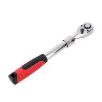 1/2 3/8 1/4 tête flexible et poignée étendue clé à cliquet à dégagement rapide douille en acier au chrome vanadium outils à main automatiques