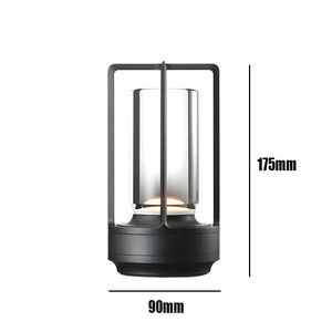 Led Cordless Table Lamp <b>Industrial</b> <b>Style</b> Metal <b>Desk</b> Lamps Outdoor Camping Atmosphere Light Restaurant Creative Night Lights - Product Image 6