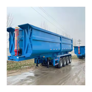 Usine directe U forme benne camion à benne basculante remorque benne semi-remorque à vendre - Product Image 5