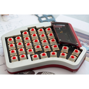 Caja de teclado mecánico Placa de peso Personalizado OEM Anodizado E-coating elora_ocl Mecanizado CNC Mini teclados de aluminio de Gaojie - Product Image 4
