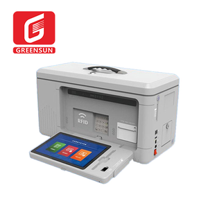 เครื่องพิมพ์บัตรพลาสติกพีวีซีแบบพกพา <span class=keywords><strong>Mycard</strong></span> Portable P70 เครื่องจ่ายบัตรอัตโนมัติแบบตั้งโต๊ะ เครื่องพิมพ์บัตร - Product Image 1