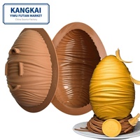 Fournisseur OEM de produits de boulangerie, accessoires de décoration de gâteaux de style INS, moule en silicone pour œufs de dinosaure de Pâques, mousse au chocolat