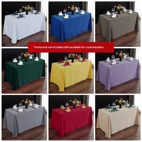 Nappe Rectangulaire de Luxe Bordeaux / Oxblood, Housse de Table Moderne pour Tables de Desserts