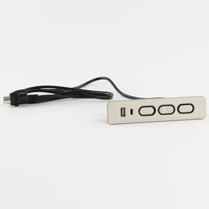 Interruttore a Tre Pulsanti USB Type-C ALWSK-75, Ricaricabile, Controllo Touch LED, Sollevamento Motore, Striscia in Plastica, Accessori per Mobili - Product Image 3