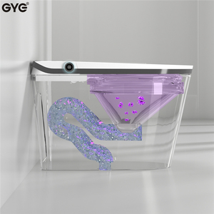 Inodoro Inteligente Automático de Cerámica de Una Pieza GYE 952E para Baño, Bidé de Pie, Sanitario Inteligente para Baño - Product Image 6