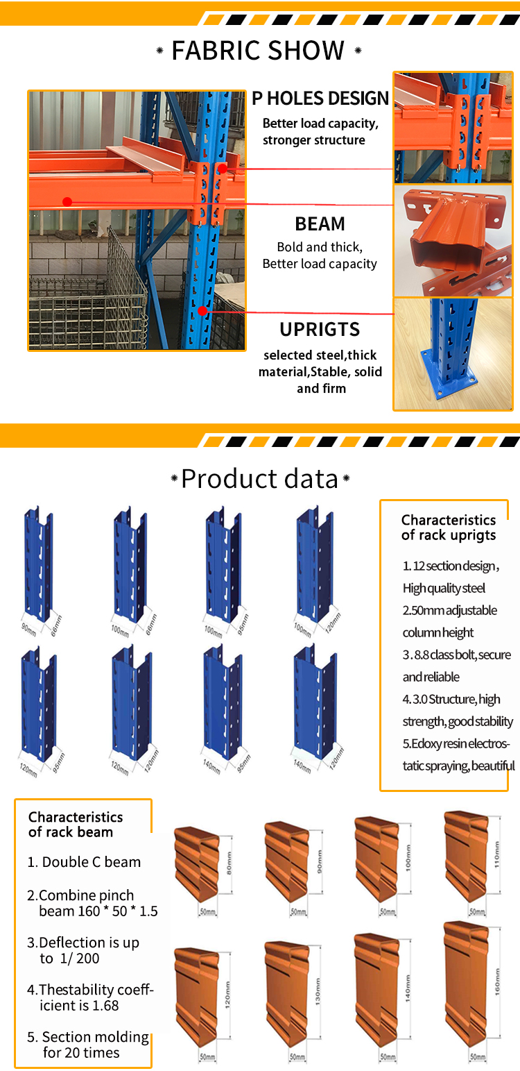 Heavy Duty Warehouse Storage Rack Pallet Storage Shelf Racks