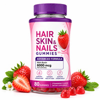 Gummies Cheveux Peau Ongles STOCK pour Femmes – Compléments Beauté Cheveux et Ongles avec Vitamines A, C, E et Biotine