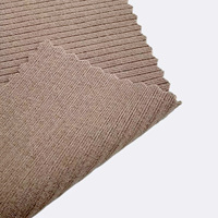 Tela de Punto Elástica de Poliéster y Spandex para Otoño e Invierno, Suave y Cálida, Ideal para Camisetas de Capa Base y Ropa Casual, Disponible en Stock
