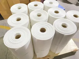 Papel de algodón de cerámica de alta temperatura con aislamiento de papel de fibra de cerámica Bio-Soluble de China