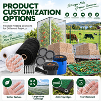 Filet anti-oiseaux pour jardin, grand filet anti-oiseaux en HDPE, filet anti-oiseaux en nylon noir noué, filet de capture d'oiseaux