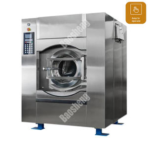 Lavadora Secadora Comercial Eléctrica de Acero Inoxidable, Totalmente Automática, de 12 kg, Apilable, <span class=keywords><strong>para</strong></span> Uso en Lavanderías Comerciales - Product Image 2