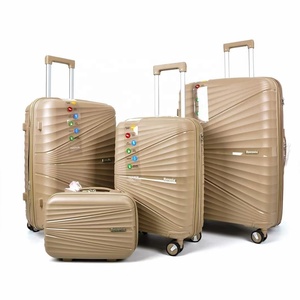 <span class=keywords><strong>Precio</strong></span> de fábrica Juegos de equipaje de plástico PP a la venta Juego de equipaje de 3 piezas <span class=keywords><strong>Maleta</strong></span> de 5 piezas con cerradura TSA para viajar - Product Image 5